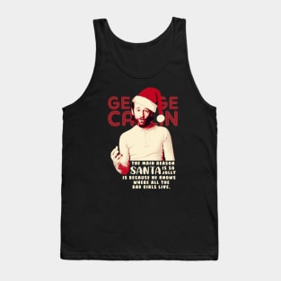 George Carlin Funny Christmas Tank Top